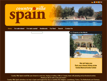 Tablet Screenshot of countryvillaspain.com
